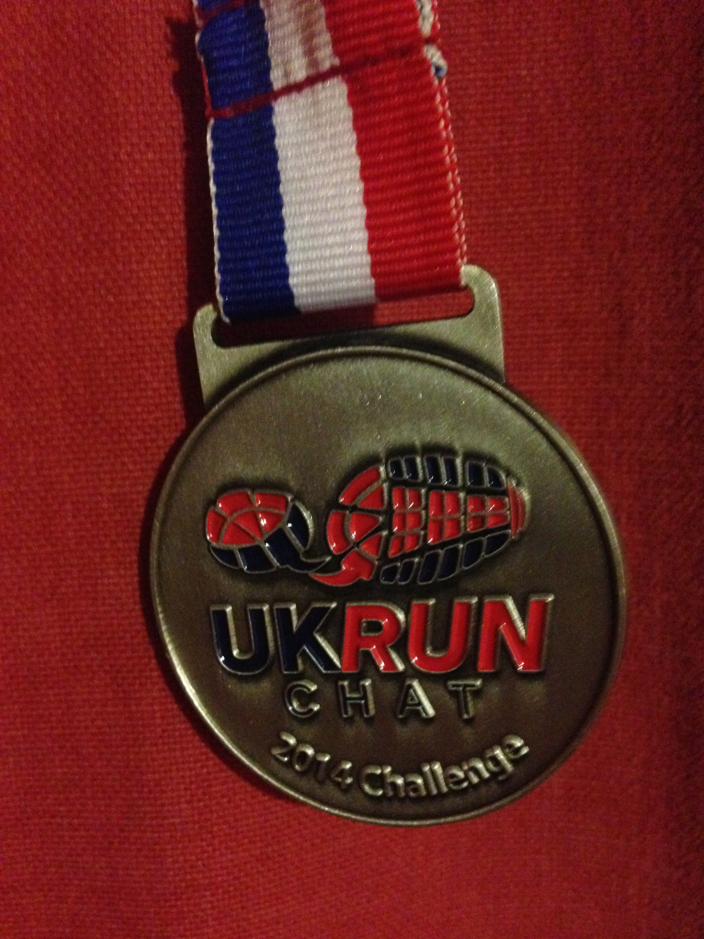 UKRunchat medal 10k run
