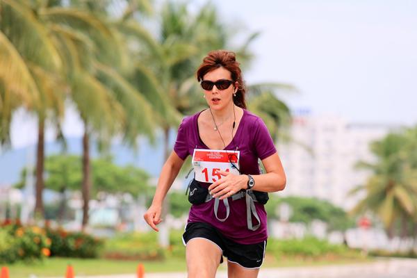 Shona Thomson running marathon