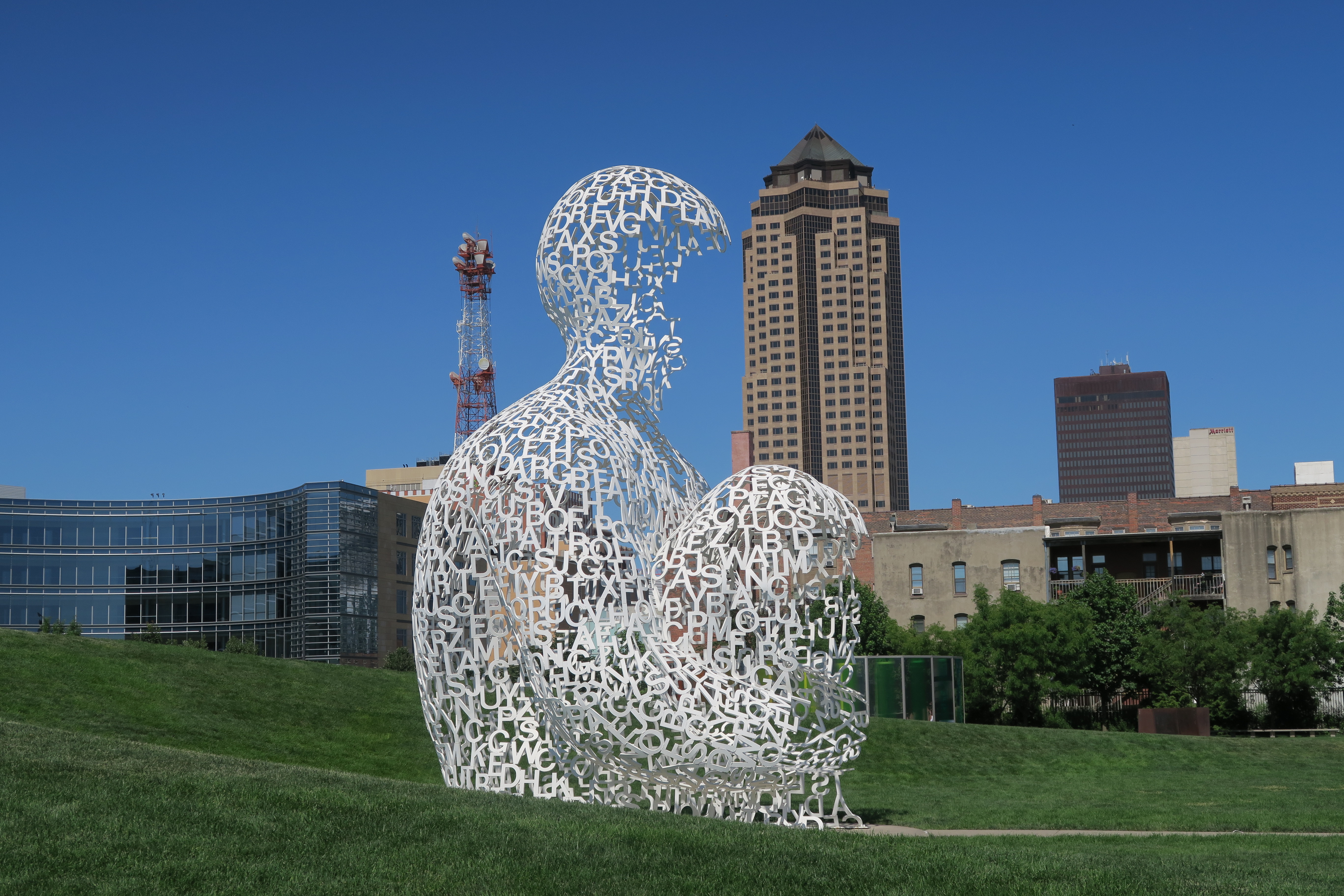 Sculpture park Des Moines